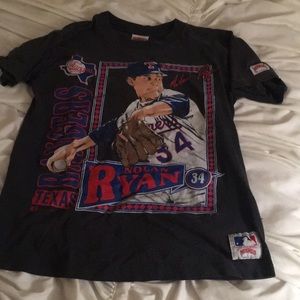 Vintage 1991 Texas rangers nolan ryan MLB shirt